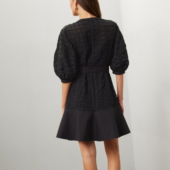 3.1 Phillip Lim Black Puff Sleeve Dress - Picture 7 of 7
